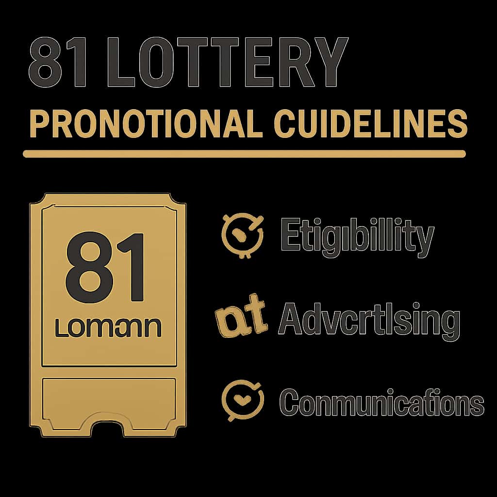 An educational diagram related to the 81 Lottery Promotional Guidelines.