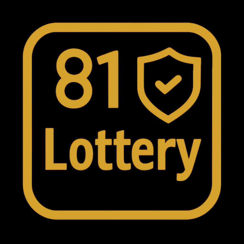 An icon representing 81 Lottery Security Measures, focused on security and support.