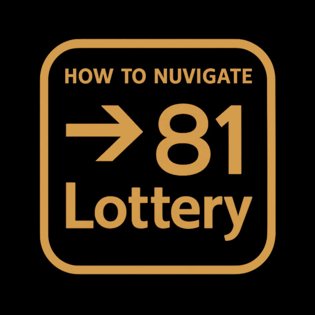 Icon representing a navigation guide for 81 Lottery.