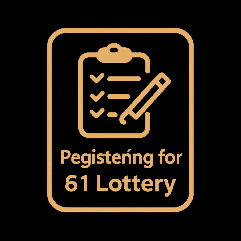 An icon symbolizing the 81 Lottery registration guide.