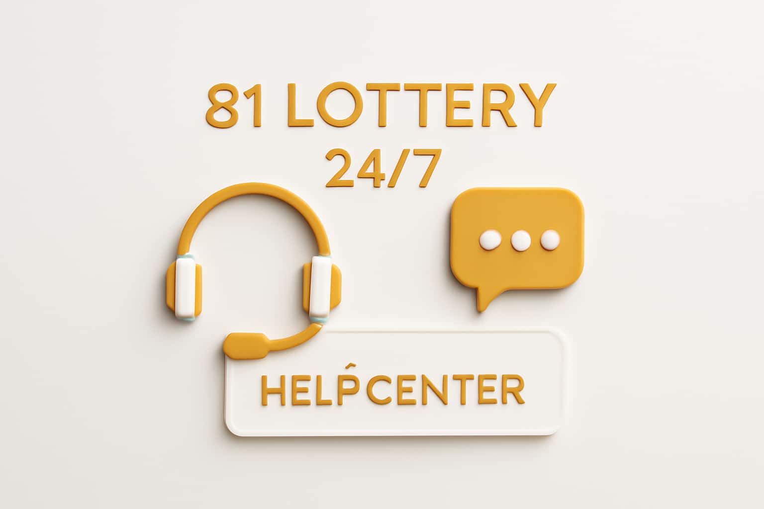 81 Lottery Help Center 24/7 Interface